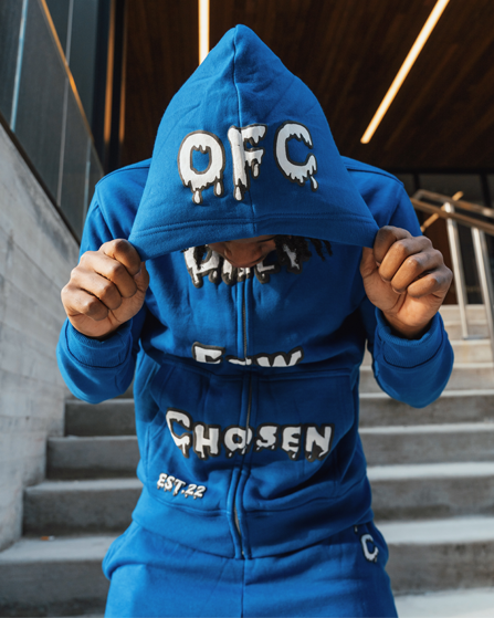 Off white blue store tracksuit